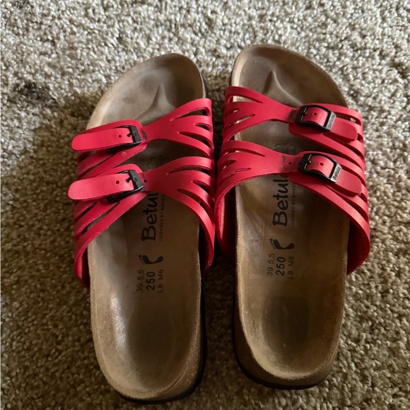 Birkenstock Women's Red Sandals - Picture 5 of 5